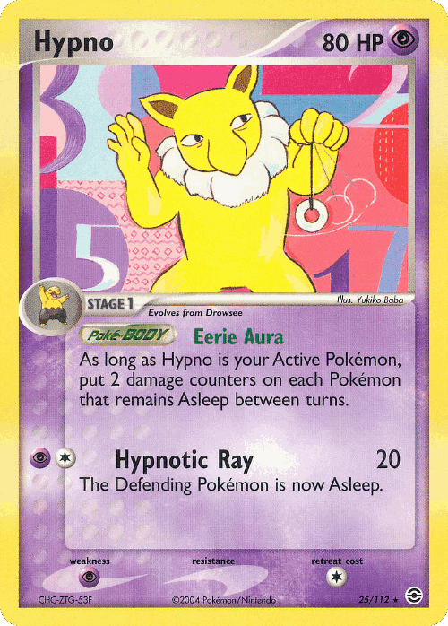 Hypno 25, FireRed & LeafGreen