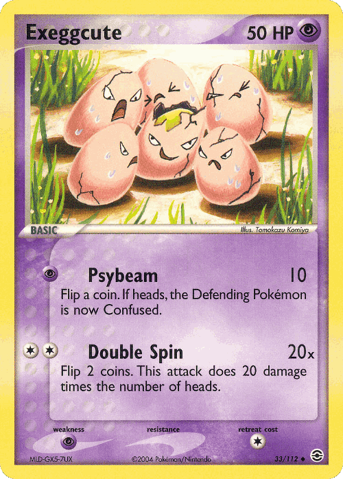 Exeggcute 33, FireRed & LeafGreen