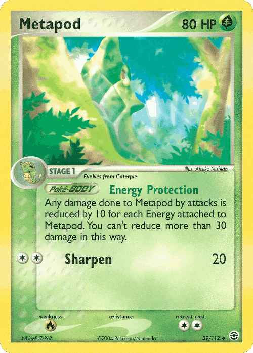 Metapod 39, FireRed & LeafGreen