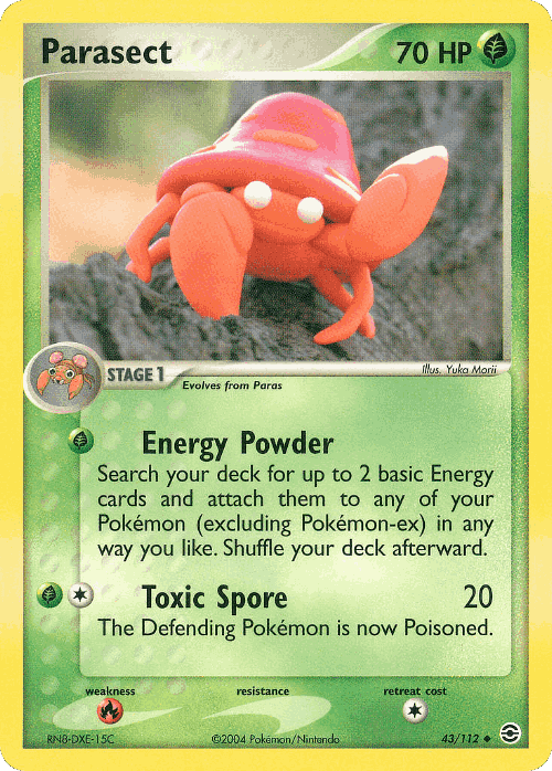 Parasect 43, FireRed & LeafGreen