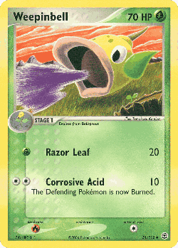 Weepinbell 51, FireRed & LeafGreen