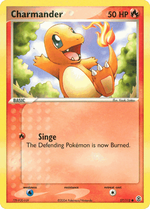 Charmander 57, FireRed & LeafGreen