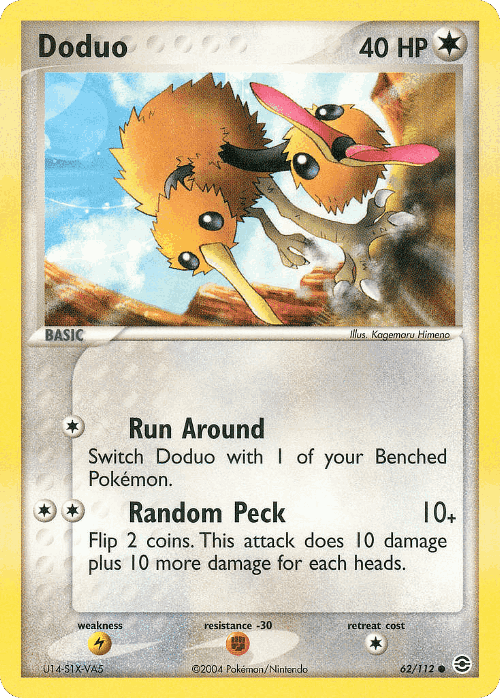 Doduo 62, FireRed & LeafGreen