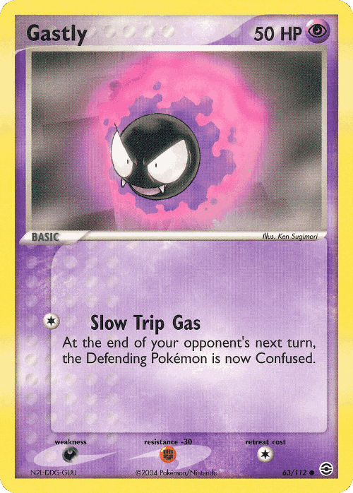 Gastly 63, FireRed & LeafGreen