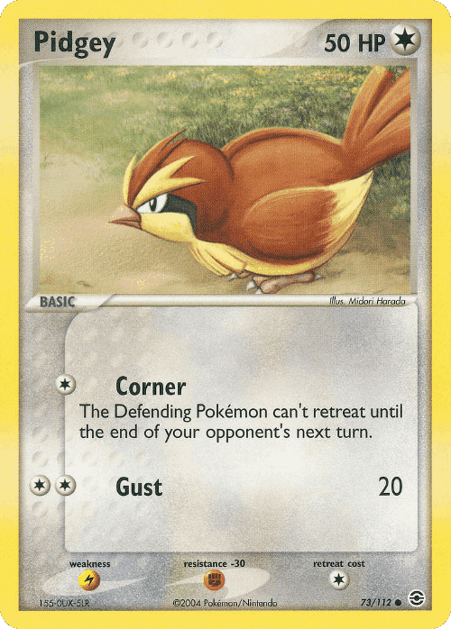 Pidgey 73, FireRed & LeafGreen
