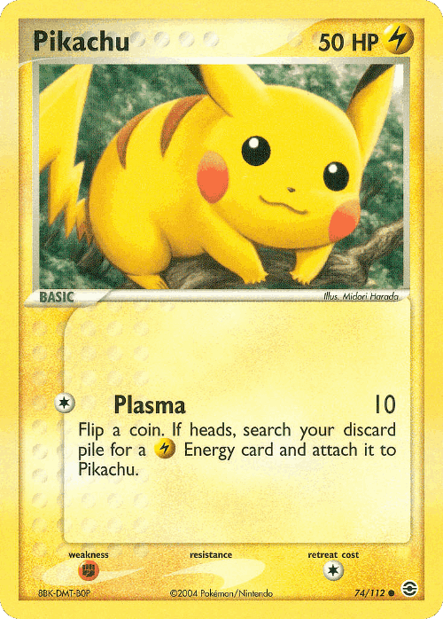Pikachu 74, FireRed & LeafGreen