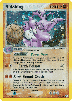 Nidoking Pokémon TCG card art