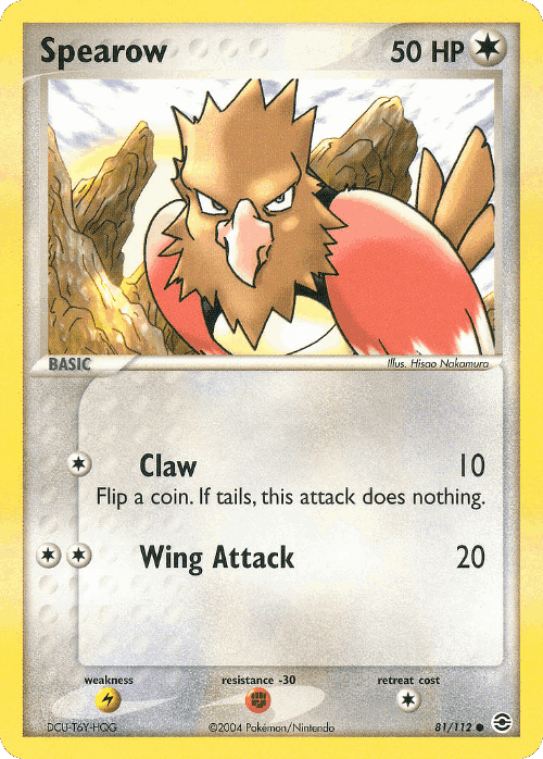 Spearow 81, FireRed & LeafGreen