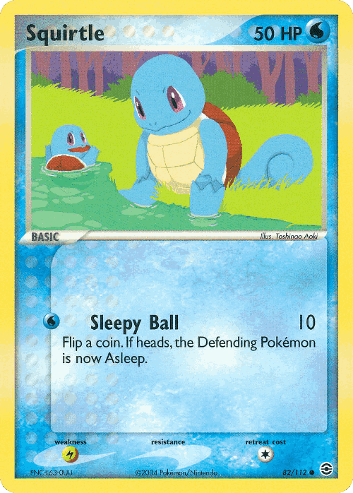 Squirtle 82, FireRed & LeafGreen
