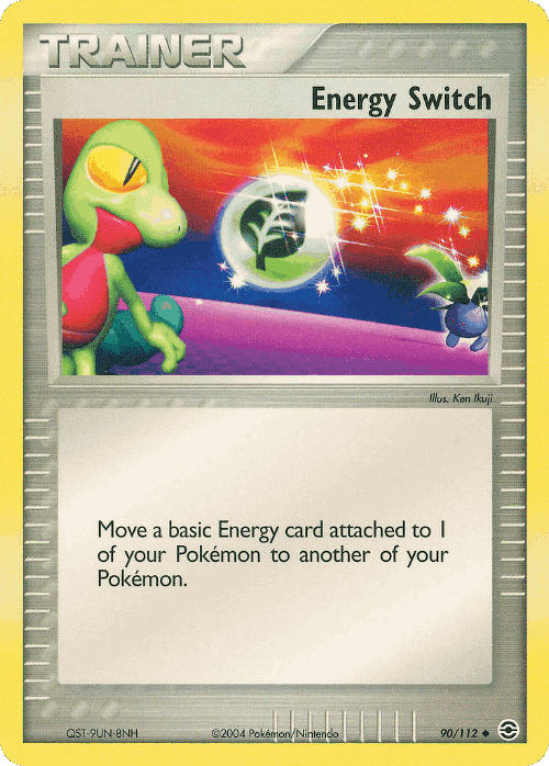 Energy Switch #90 from FireRed & LeafGreen - Uncommon - Illustrated by Ken Ikuji