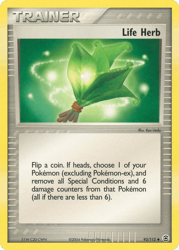Life Herb #93 from FireRed & LeafGreen - Uncommon - Illustrated by Ryo Ueda