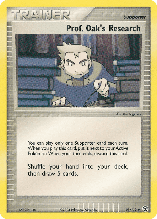 Prof. Oak's Research 98, FireRed & LeafGreen