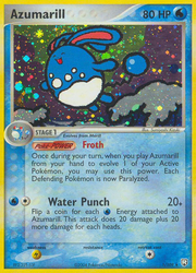 Azumarill Pokémon TCG card art