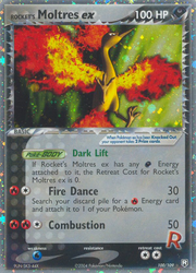 Rocket's Moltres ex 100, Team Rocket Returns