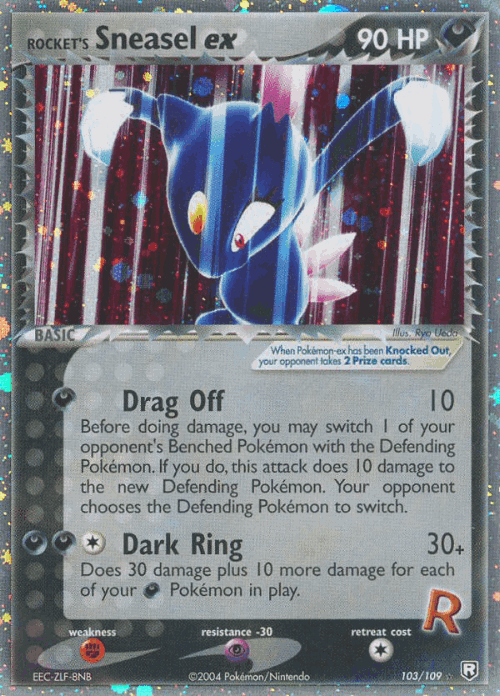 Rocket's Sneasel ex 103, Team Rocket Returns