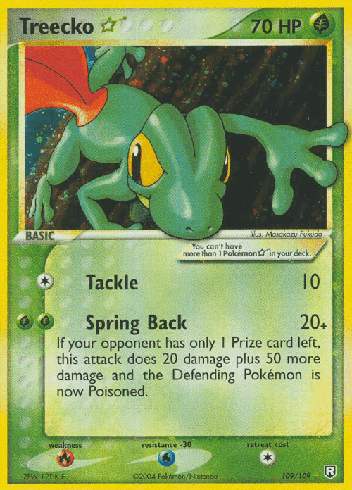 Treecko ☆ 109, Team Rocket Returns