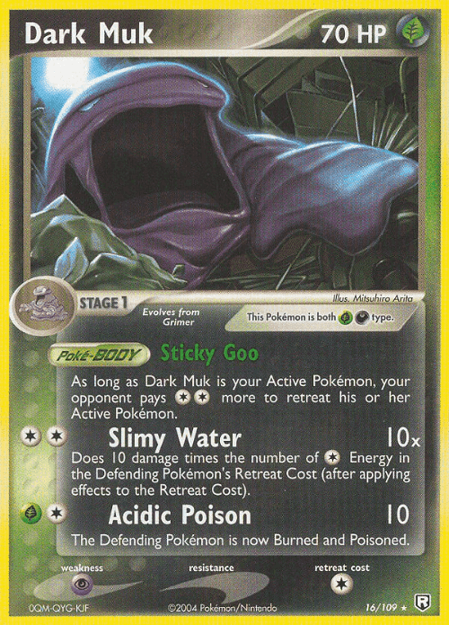 Dark Muk Pokémon TCG card art