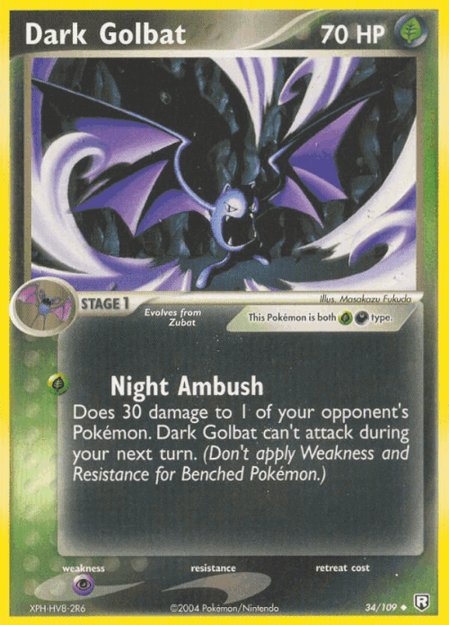 Dark Golbat 34, Team Rocket Returns