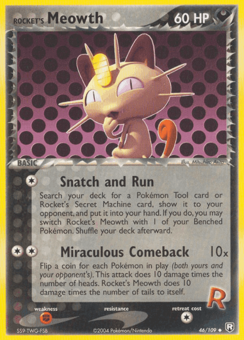 Rocket's Meowth 46, Team Rocket Returns