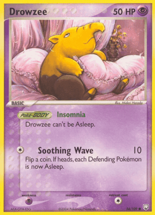 Drowzee 54, Team Rocket Returns