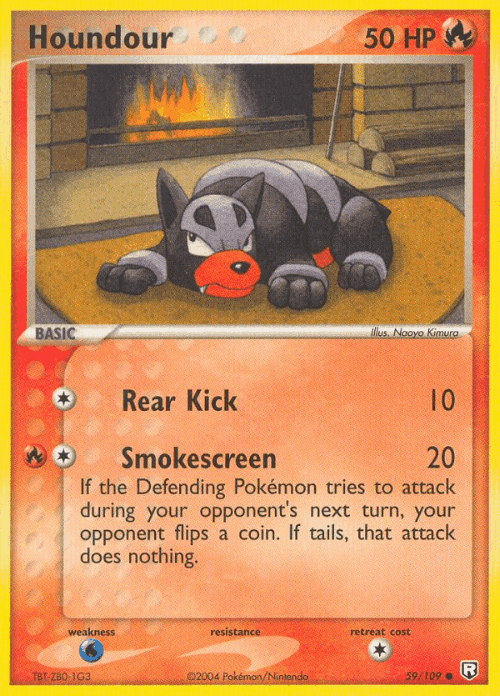 Houndour 59, Team Rocket Returns