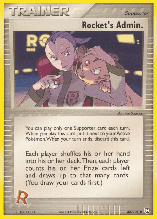 Rocket's Admin. 86, Team Rocket Returns