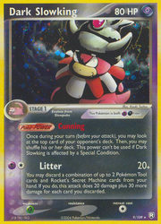 Dark Slowking Pokémon TCG card art