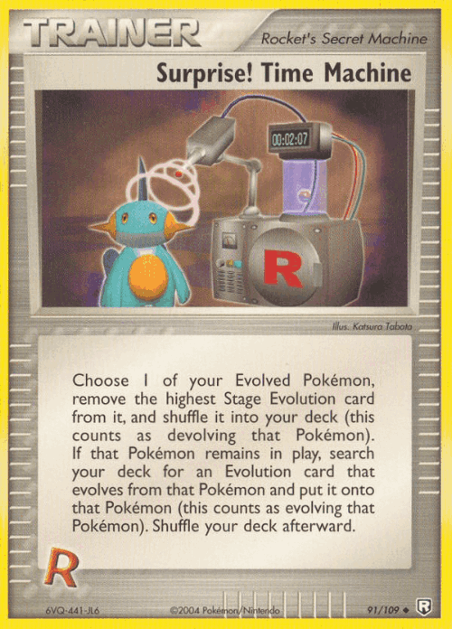 Surprise! Time Machine 91, Team Rocket Returns