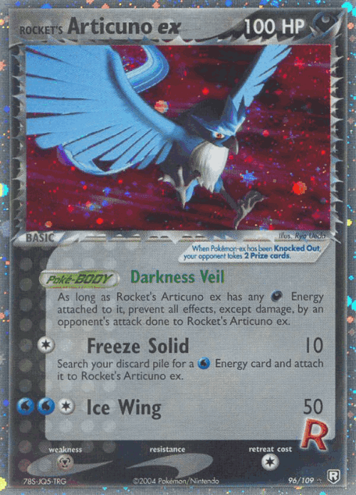 Rocket's Articuno ex 96, Team Rocket Returns