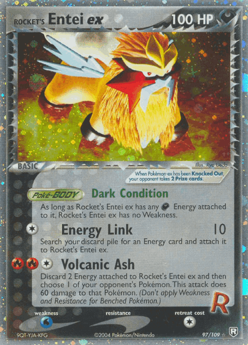 Rocket's Entei ex 97, Team Rocket Returns