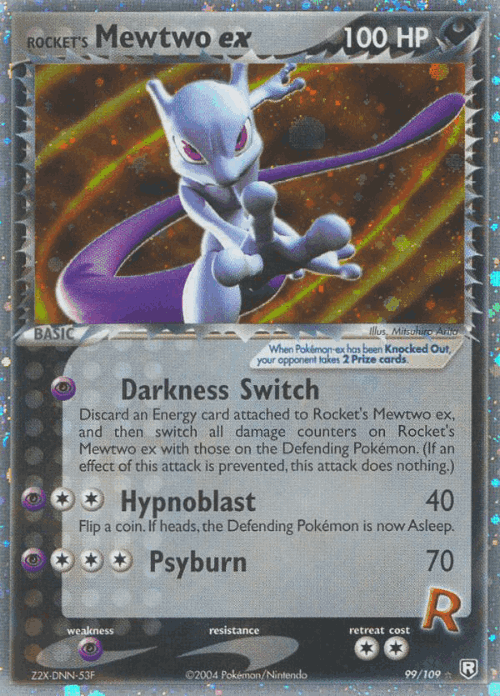 Rocket's Mewtwo ex 99, Team Rocket Returns