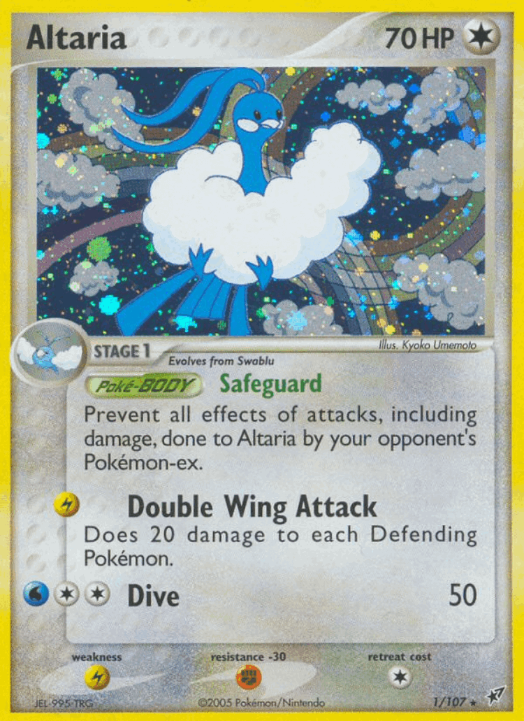 Altaria #1 from Deoxys - Rare Holo - Illustrated by Kyoko Umemoto