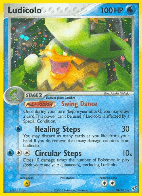 Ludicolo Pokémon TCG card art
