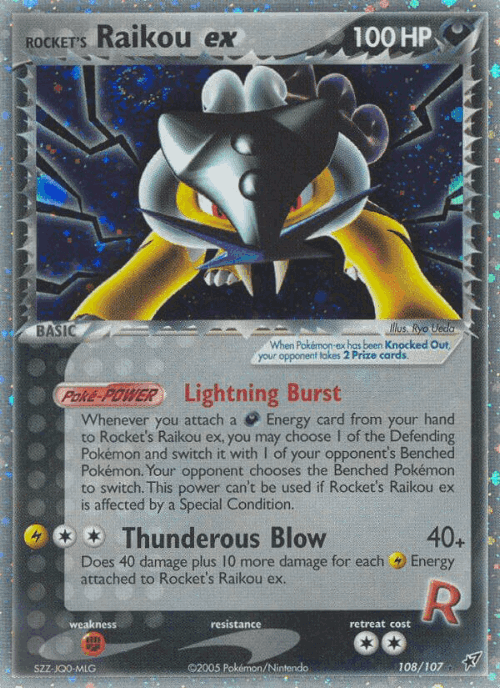 Rocket's Raikou ex 108, Deoxys