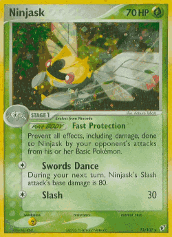 Ninjask Pokémon TCG card art