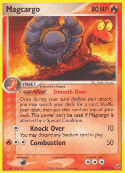 Magcargo Pokémon TCG card art