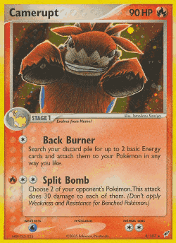 Camerupt Pokémon TCG card art
