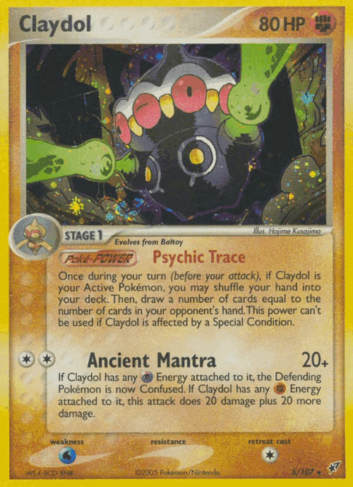 Claydol Pokémon TCG card art