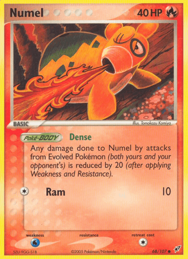 Numel #68 from Deoxys - Common - Illustrated by Tomokazu Komiya