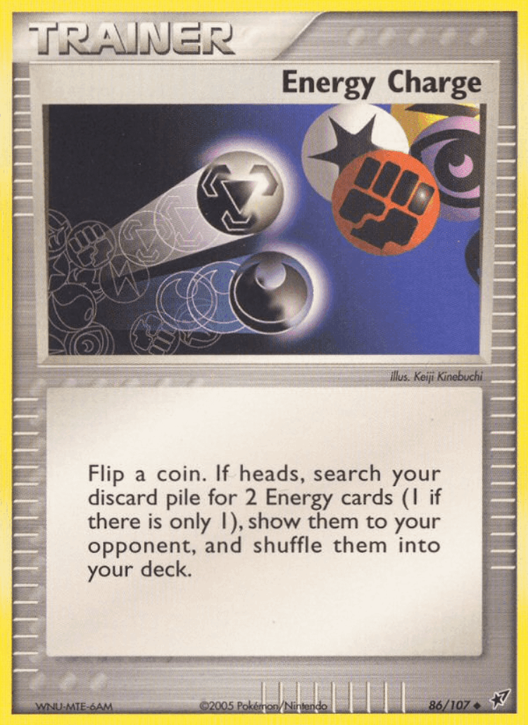 Energy Charge #86 from Deoxys - Uncommon - Illustrated by Keiji Kinebuchi