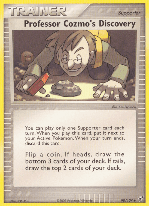 Professor Cozmo's Discovery #90 from Deoxys - Uncommon - Illustrated by Ken Sugimori