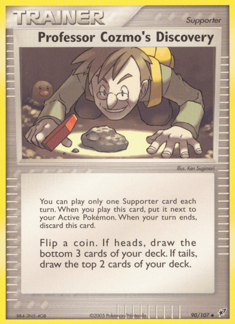 Professor Cozmo's Discovery #90 from Deoxys - Uncommon - Illustrated by Ken Sugimori