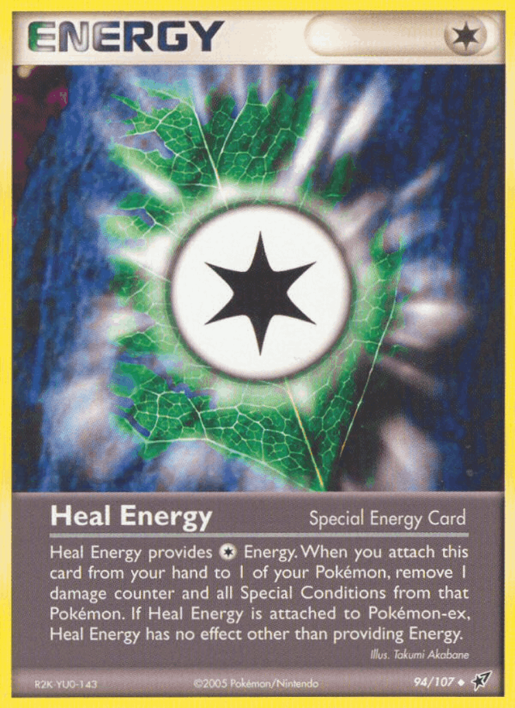 Heal Energy #94 from Deoxys - Uncommon - Illustrated by Takumi Akabane