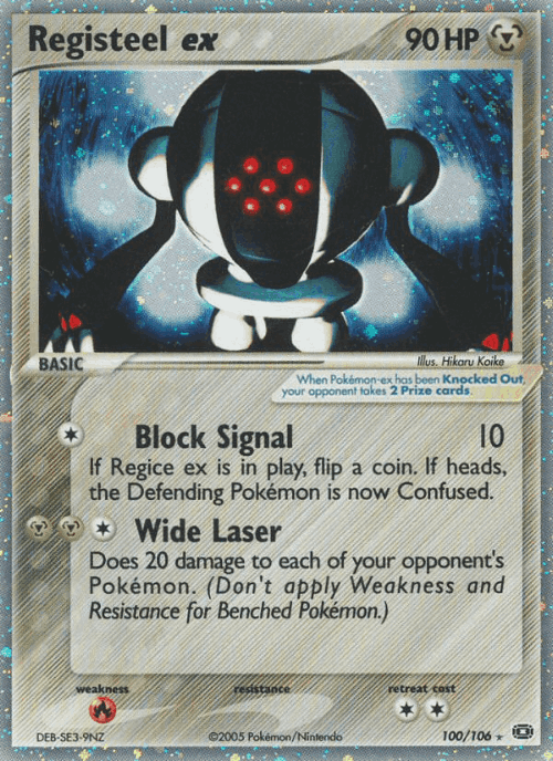 Registeel ex 100, Emerald