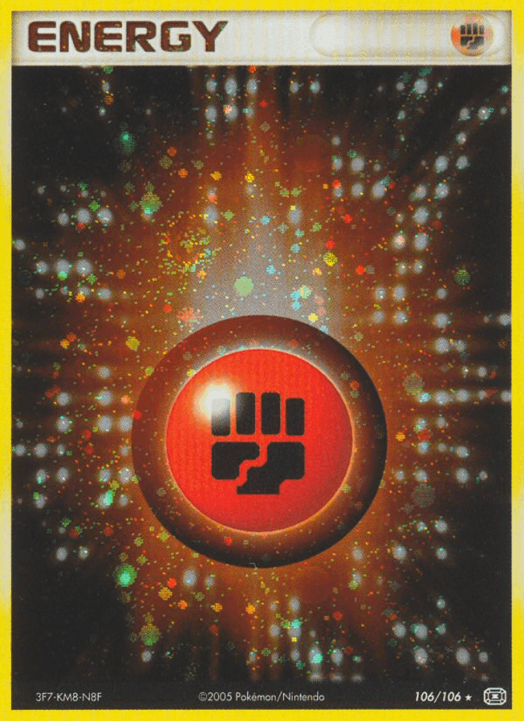 Fighting Energy #106 from Emerald - Rare Holo