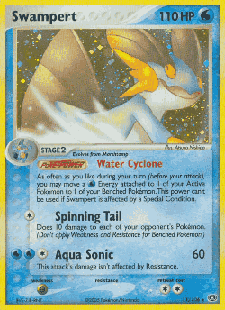 Swampert Pokémon TCG card art