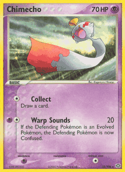 Chimecho Pokémon TCG card art