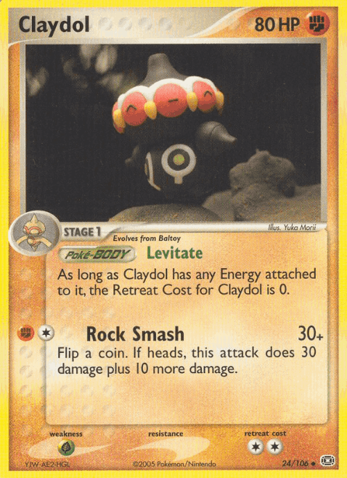 Claydol Pokémon TCG card art