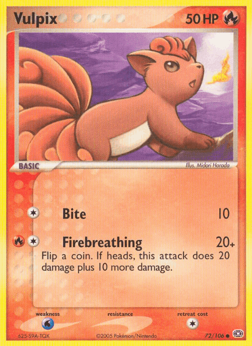 Vulpix 72, Emerald