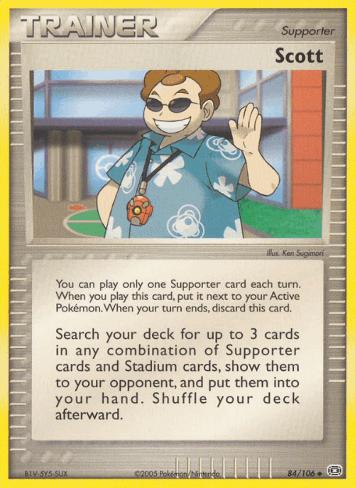 Scott #84 from Emerald - Uncommon - Illustrated by Ken Sugimori